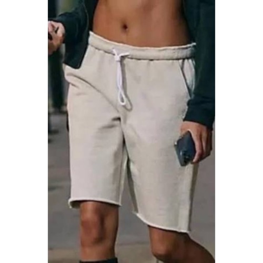 Free People FP Movement Sweat Shorts Oatmeal Small Excellent $58